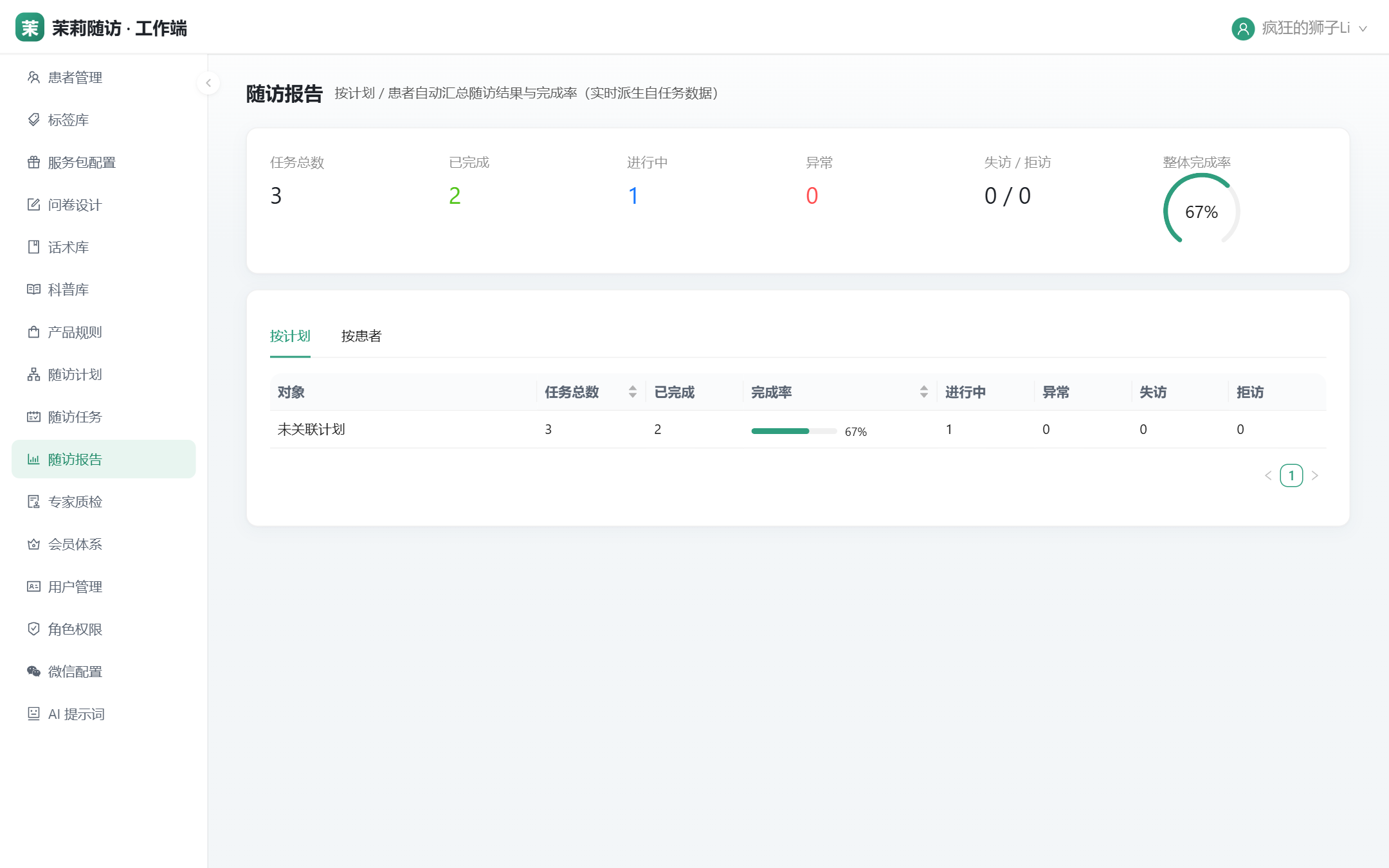 随访报告