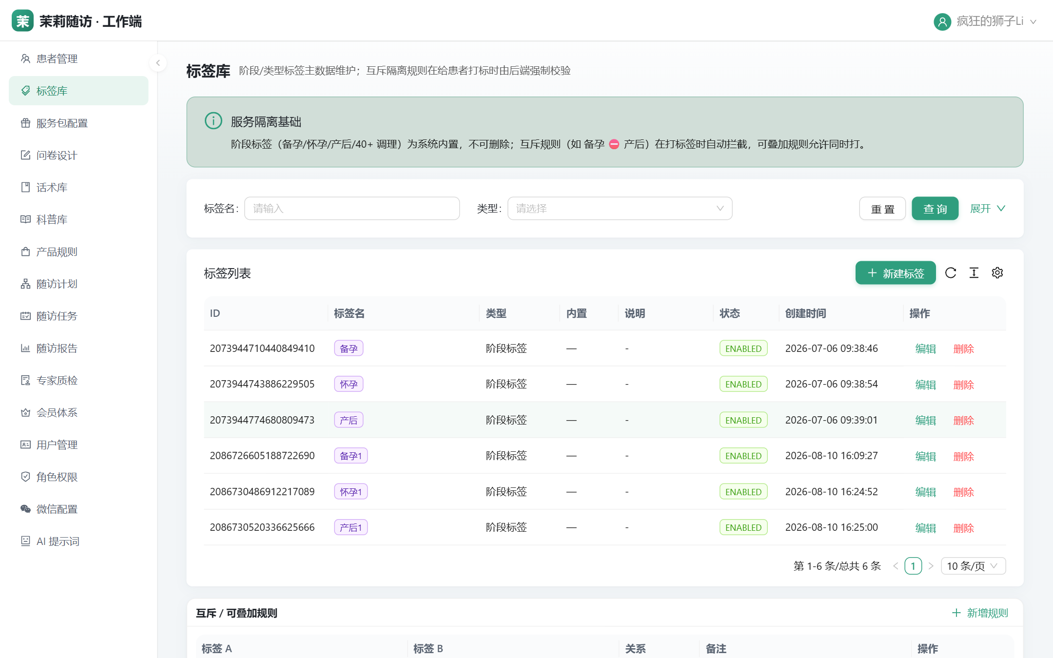 标签库